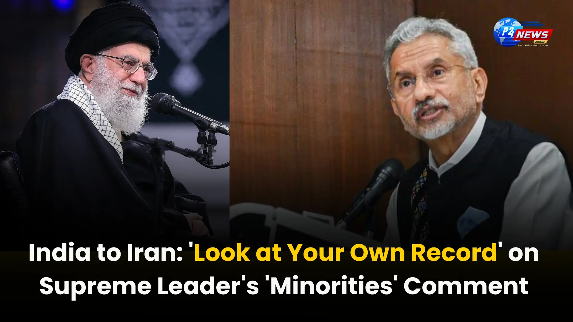 India to Iran: 'Look at Your Own Record' on Supreme Leader's 'Minorities' Comment